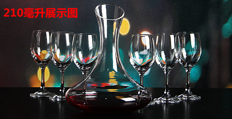 Tinh thể thủy tinh Bordeaux red wine glass decanter đặt cao nho cup