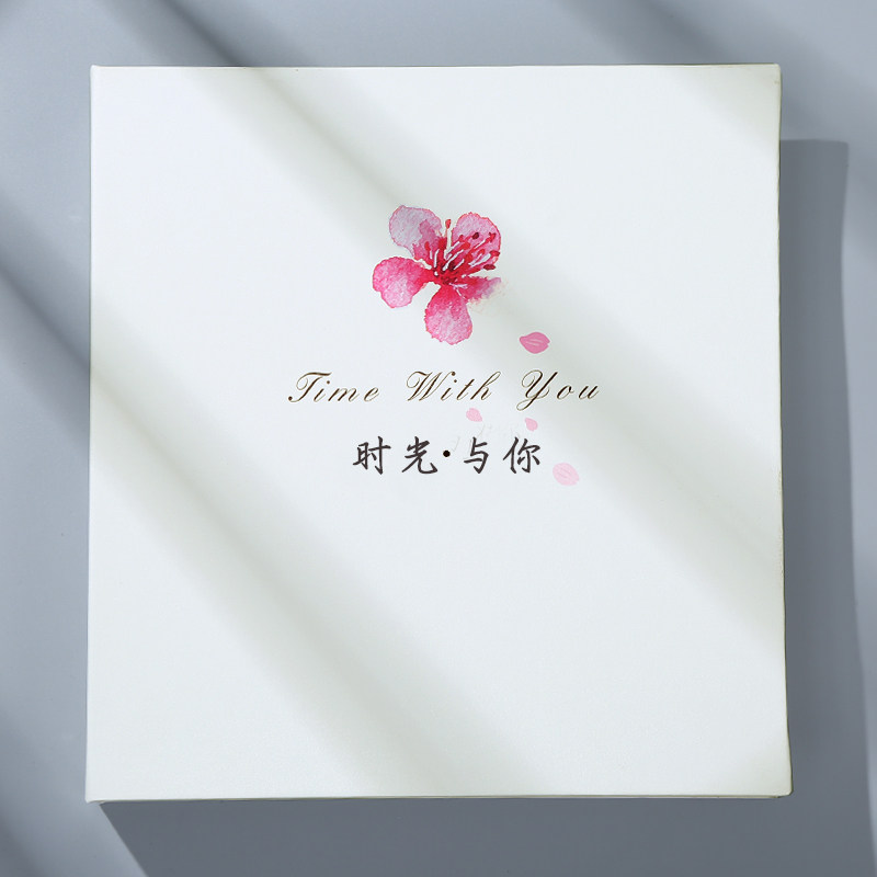 Laminating DIY album PU leather handmade adhesive album Self-adhesive creative couple commemorative birthday gift