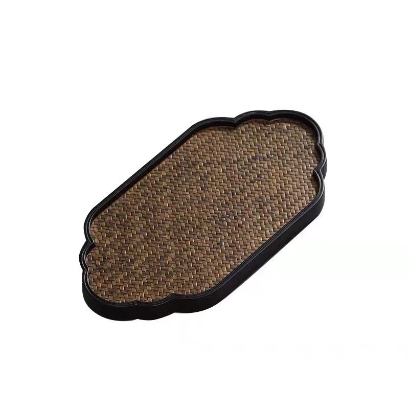 Treasure porcelain Lin practical tea tray drawer bamboo tea tray household contracted a rectangle heavy bamboo bamboo tea tray storage tea tray