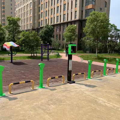 Community outdoor rainproof electric vehicle charging pile column 10 way coin swiping code smart electric vehicle charging station