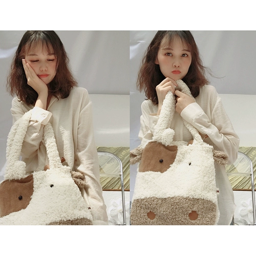 三色补丁 Сумка через плечо, мультяшная милая портативная сумка на одно плечо, коллекция 2023