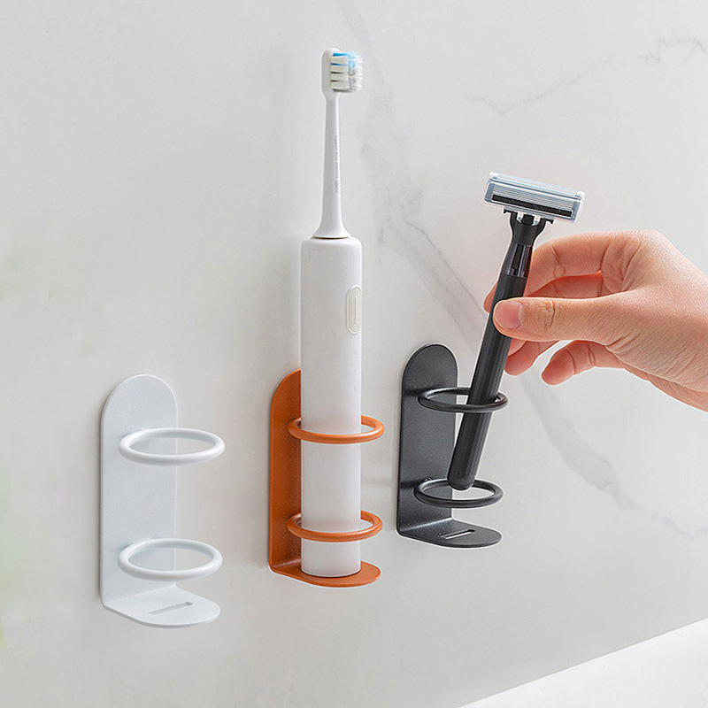 Toothbrush Holder Free of perforated wall-mounted Hung Toothbrush Shelf God Instrumental Bathroom children Electric toothbrushes shelf