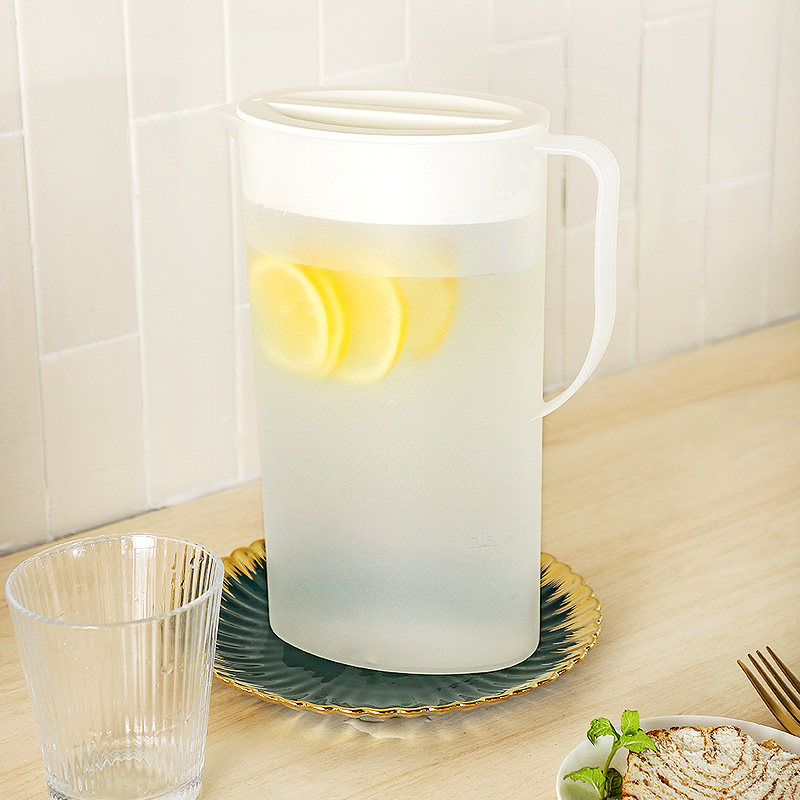 Japanese-style cold kettle household large-capacity high-temperature explosion-proof plastic refrigerator cold kettle juice lemonade teapot