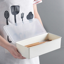 Chopsticks Box Kitchen Domestic Drain containing cartridge lid anti-dust chopstick cylinder Cutlery Spoon Chopstick Cage
