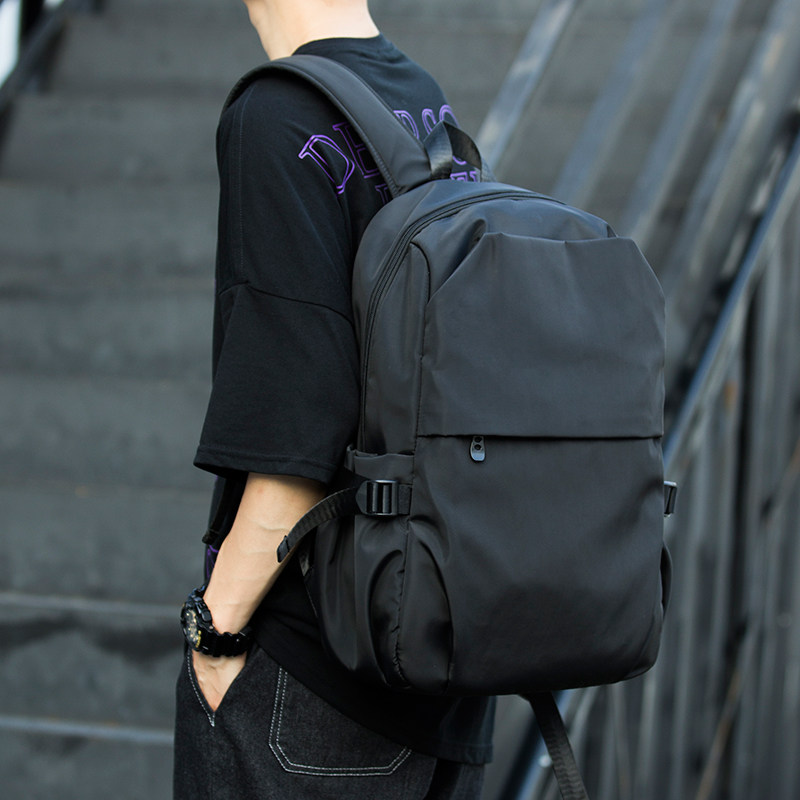 Double Shoulder Bag Men's Bag Fashion Trends College Students High School School Bags Light Casual Travel Bag Computer Bag Men's Bag