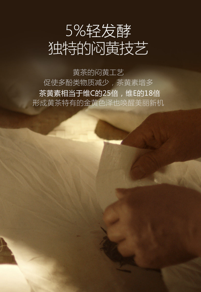 国家地理标志产品 抱儿钟秀 特二级霍山黄芽 220g 图6