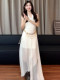 White Sleeveless Halter Neck Dress Women's Clothing 2026 New Summer Northwest Xinjiang Travel Vacation Long Dress