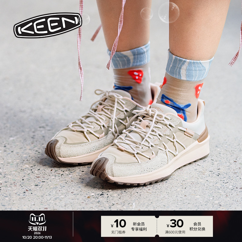 Keen Official New Product Uneek Trekker Men's and Women's Outdoor Comfortable Mountain-Style Trendy Casual Shoes