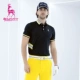 SVG Shangyue Golf Mùa hè Mới Thời trang Nam Thời trang Thông thường Áo phông thể thao POLO Cổ áo Ngắn Tay Áo Nam - Golf