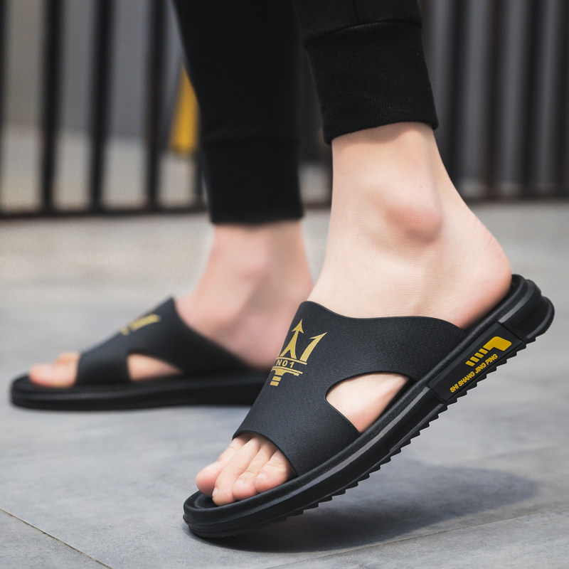 Summer waterproof beach Anti-slip sandals Casual Sports Thick bottom Vietnam Driving straight for men outdoor wearing sandals