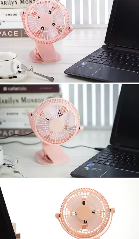 LiLeng832 sạc usb fan hâm mộ mini fan office nhỏ fan hâm mộ clip máy tính quạt nhỏ - USB Aaccessories