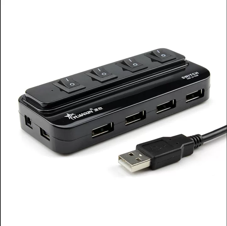 YXH-25 Fengcai USB 4-портовый коммутатор HUB 2.0 USB разветвитель для компьютера USB разветвитель