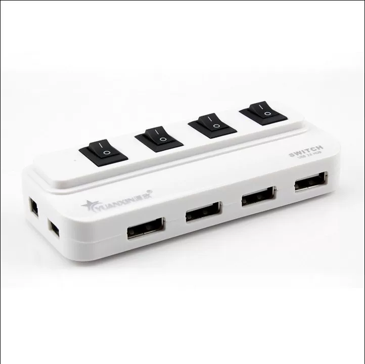 YXH-25 Fengcai USB 4-портовый коммутатор HUB 2.0 USB разветвитель для компьютера USB разветвитель