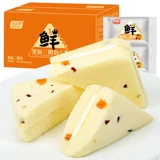 比比赞 Фруктовые зажатые хлеб с полной коробкой для завтрака Фаст -фуд торт сетка красные закуски, полные голодного ужина