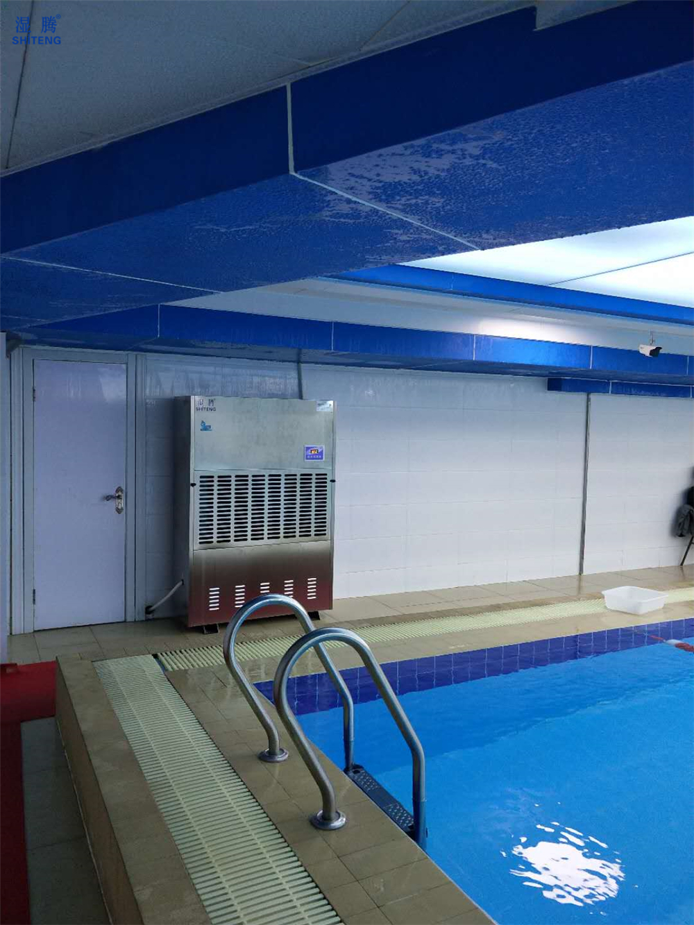 河北石家庄奥林全民游泳健身中心安装湿腾泳池
