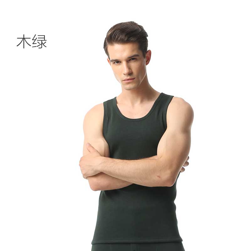 Mens ấm đàn ông áo cộng với chiếc áo sơ mi dưới nhung lót dày áo khoác cơ thể cộng với nhung vest mặc mùa thu và mùa đông.