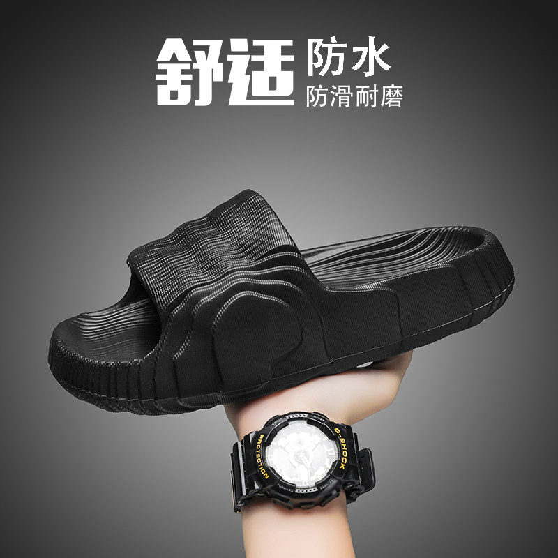 Slippers Men's Summer 2022 New Men Outside Wearing Non-slip Soft Bottom Stompers Comfort Sandals Home 100 Lap Cool Tug
