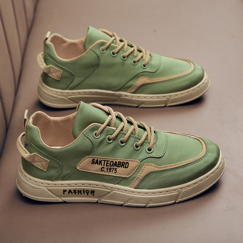 Summer 2022 new men's shoes ice silk 100 hitch casual breathable thin section of canvas Korean version for men Lauprotect light wave shoes