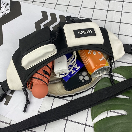 Сумка через плечо, ремешок для сумки, трендовая нагрудная сумка, японская сумка на одно плечо для школьников для отдыха, поясная сумка