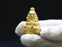 Japans direct mail extremely small sterling silver gold-plated discovery Jin Yun Yu He Shen (Bacai Tian body) Jin Yun Zhaofu