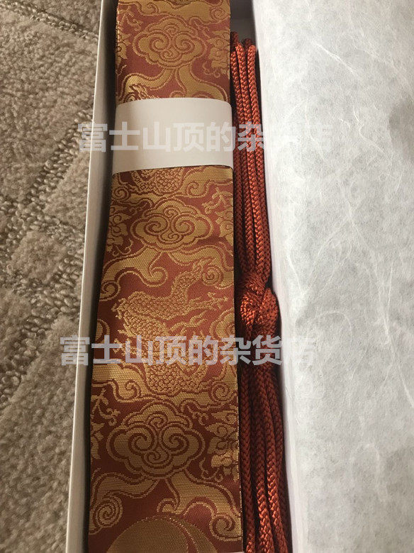 Japan direct mail Kyoto-made Shingon sect monk clothing Koya mountain cassock Red dragon folding five cassocks Jinlan