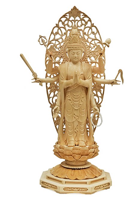 Japan direct mail not empty silk rope Guanyin Bodhisattva Buddha statue empty Sidi King Guanyin Bodhisattva not empty silk rope statue