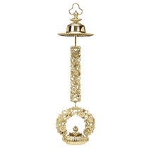 Japanese direct mail Buddhist instruments Buddha front wheel lamp pure copper Buddha altar wheel lamp Buddha front decoration (1 pair)