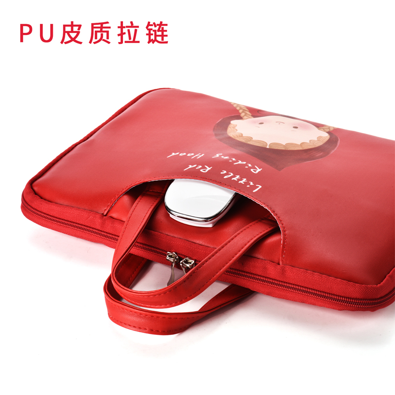 Túi xách nữ thời trang dễ thương Huawei matebook kê HP Apple macbook Dell Lenovo 11/12 / 13.3 / 13/1415 / 15.6 inch túi máy tính mỏng chống nước xe đẩy với - Phụ kiện máy tính xách tay túi đựng tablet