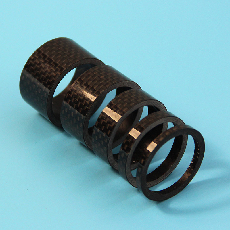 Front Fork Gasket Carbon Fiber Front Fork Gasket 5 10mm Washer Bike Front Fork Head Bowl Group Washer