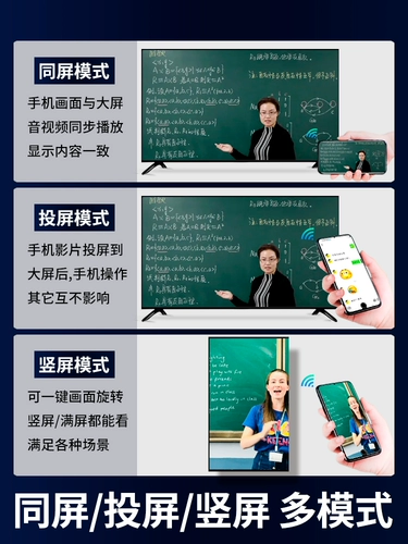 Мобильный телефон Screenr подключает телевизионный конвертер беспроводной беспроводной серии, который подходит для Huawei Xiaomi