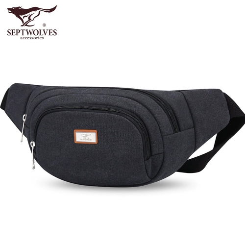 Septwolves, поясная сумка, сумка через плечо, вместительный и большой бумажник, спортивный рюкзак