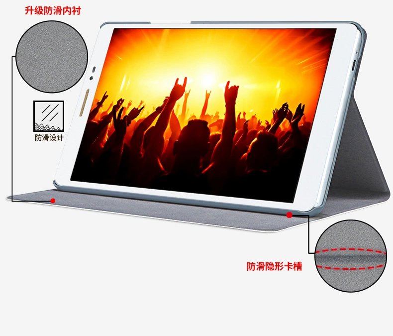 Trường hợp 2 Huawei Rongyao Ping tấm 8 inch máy tính JDN-W09 AL00 bao gồm tất cả bao da vỏ sụp đổ biên giới phim hoạt hình - Phụ kiện máy tính bảng