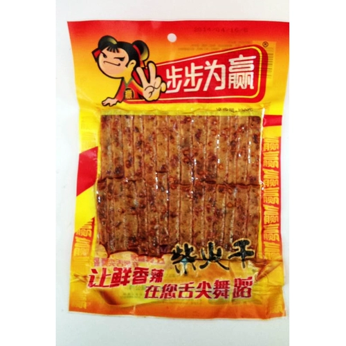 Hunan Special Products Spicy Bean Dirged Snack Tofu Dry Food Step Шаг шаг