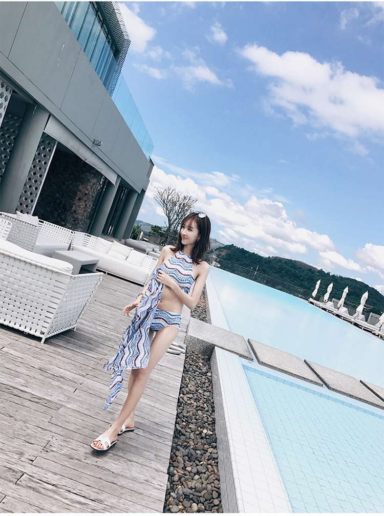 Áo tắm nữ 2018 mới siêu cổ tích gợi cảm bikini ba mảnh áo xuân nóng bỏng ngực nhỏ tụ tập đồ bơi - Bikinis bộ đồ tắm