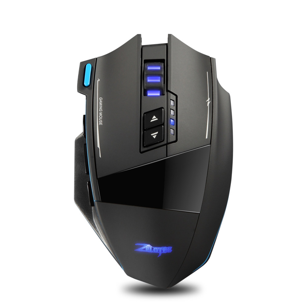 Upgraded ZELOTES F-15 Power Saving 15m transmission gaming Wired wireless Macro mouse Dual mode rechargeable