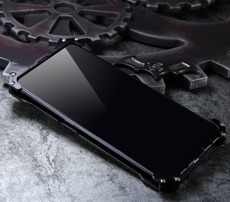 R-Just Batman Shockproof Aluminum Shell Metal Case with Custom Batarang Stent for vivo NEX S & vivo NEX A