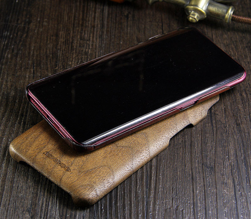 SHOWKOO Kevlar Natural Wood Ultra Slim Case Cover for OPPO Find X