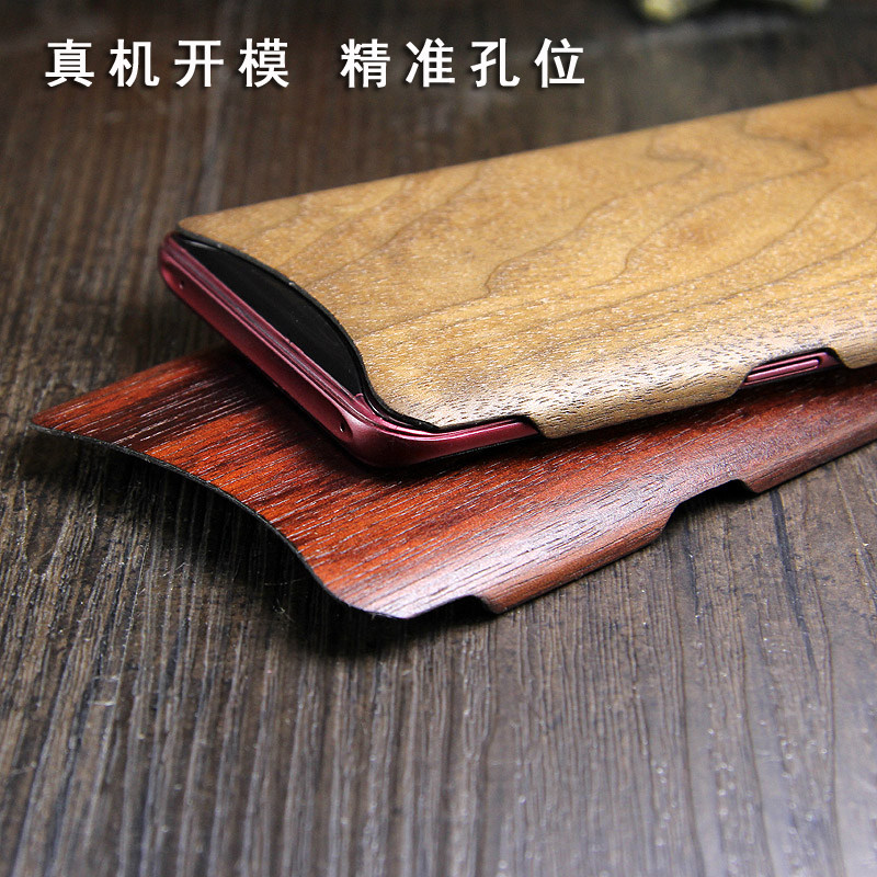 SHOWKOO Kevlar Natural Wood Ultra Slim Case Cover for OPPO Find X