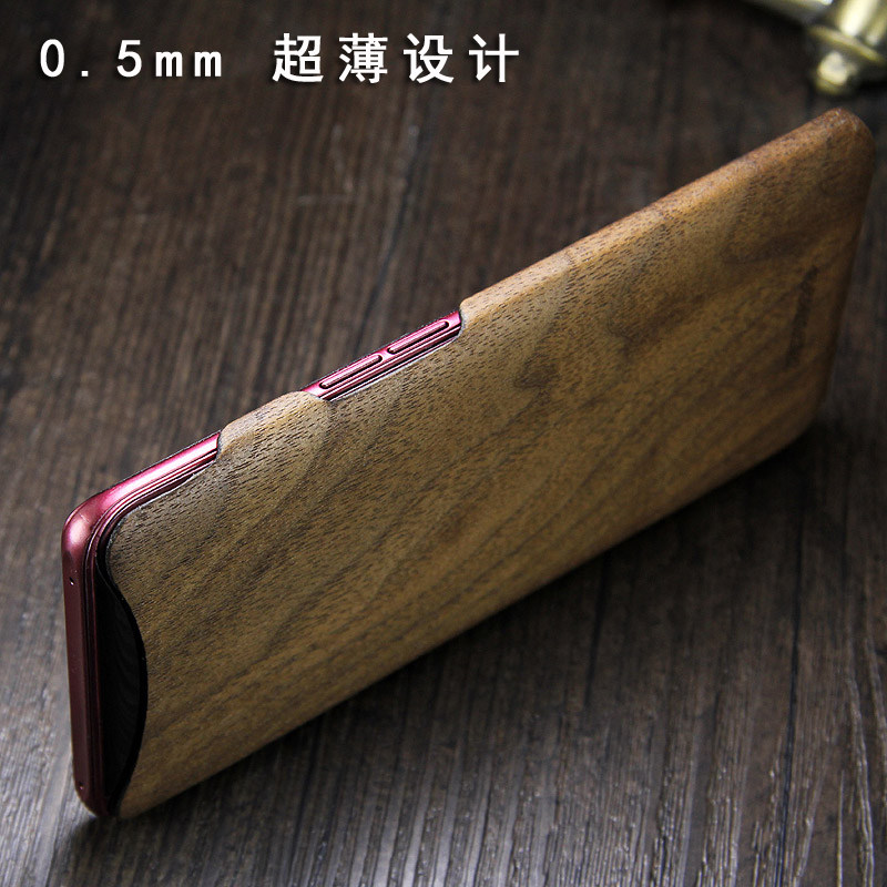 SHOWKOO Kevlar Natural Wood Ultra Slim Case Cover for OPPO Find X