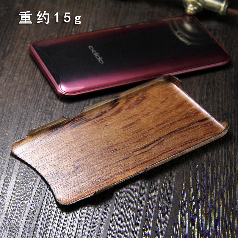 SHOWKOO Kevlar Natural Wood Ultra Slim Case Cover for OPPO Find X