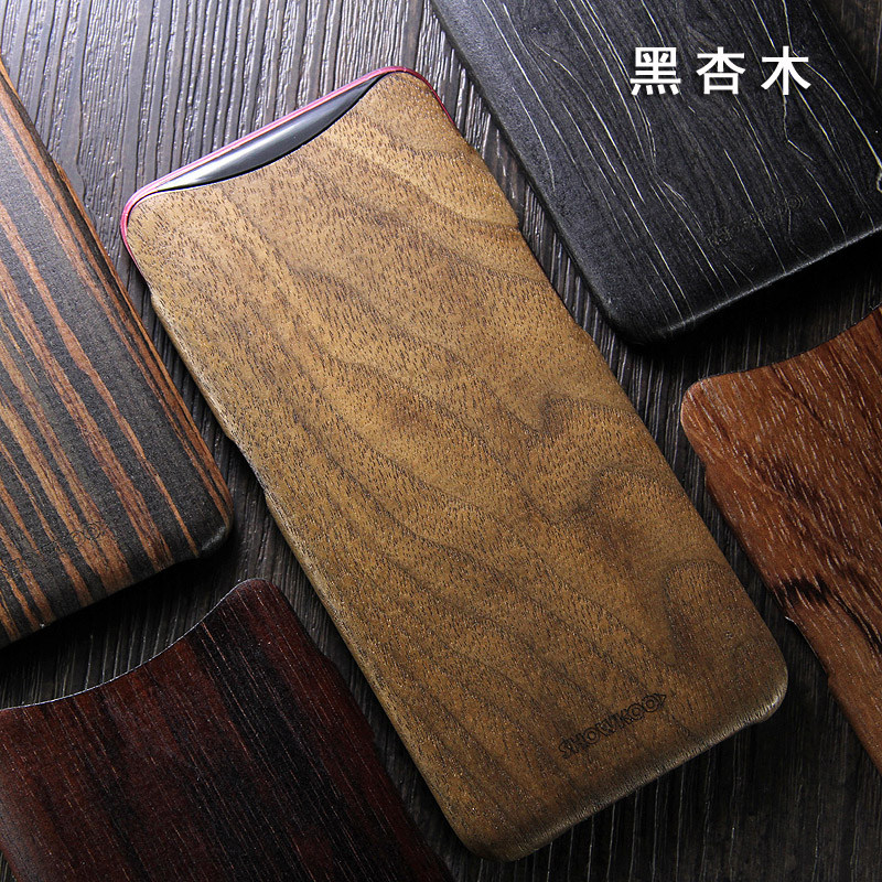 SHOWKOO Kevlar Natural Wood Ultra Slim Case Cover for OPPO Find X