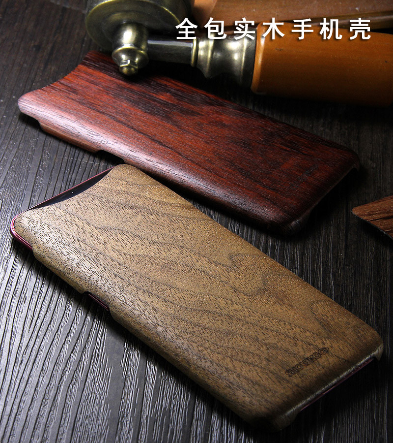 SHOWKOO Kevlar Natural Wood Ultra Slim Case Cover for OPPO Find X