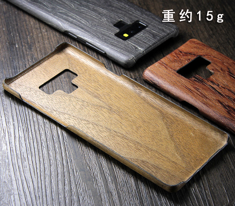 SHOWKOO Kevlar Natural Wood Ultra Slim Case Cover for Samsung Galaxy Note 9