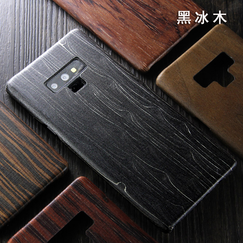 SHOWKOO Kevlar Natural Wood Ultra Slim Case Cover for Samsung Galaxy Note 9