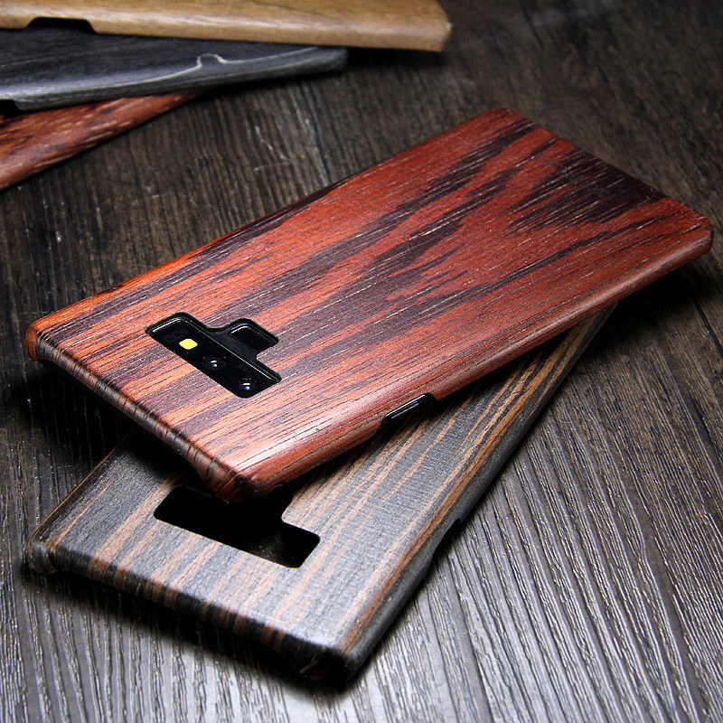 SHOWKOO Kevlar Natural Wood Ultra Slim Case Cover for Samsung Galaxy Note 9