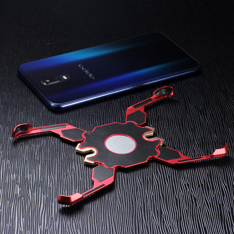 Kylin Armor Heroes Bracket Aluminum Metal Shell Case Cover for OPPO R17 Pro & OPPO R17