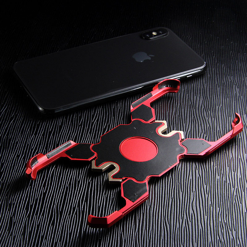 Kylin Armor Heroes Bracket Aluminum Metal Shell Case Cover for Apple iPhone XS Max & iPhone XR & iPhone XS & iPhone X