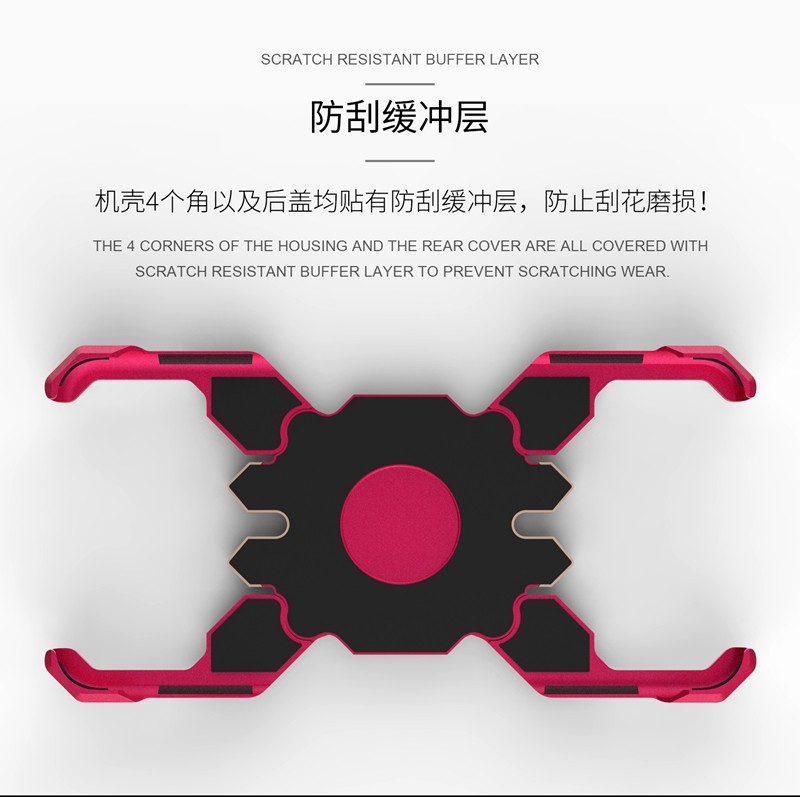 Kylin Armor Heroes Bracket Aluminum Metal Shell Case Cover for Huawei Mate 20 Pro & Huawei Mate 20