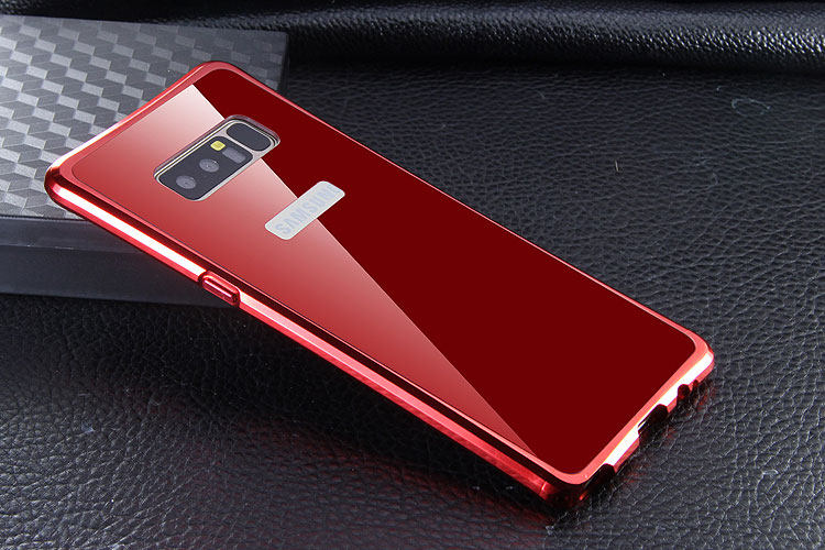 iy Rainbow Aluminum Metal Bumper Dazzle PC Back Cover Case for Samsung Galaxy Note 8