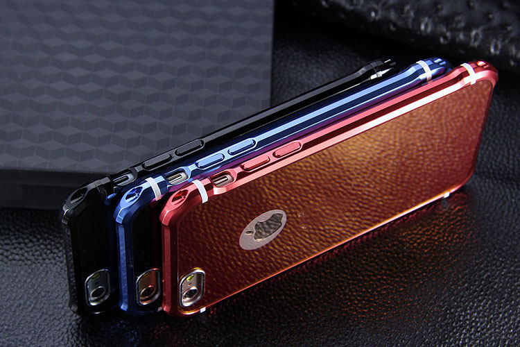 iy Rainbow Aluminum Metal Bumper Dazzle PC Back Cover Case for Apple iPhone 6S Plus/6 Plus & iPhone 6S/6